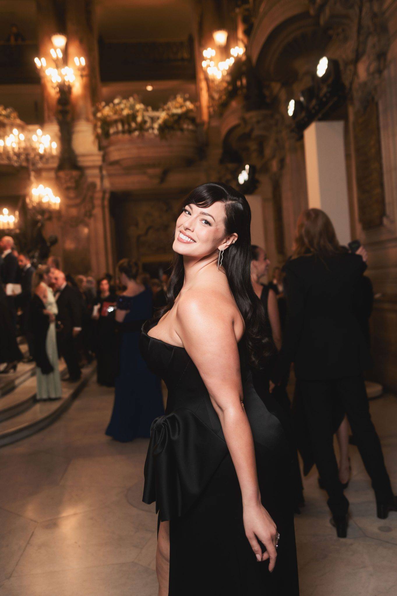 sachin and babi light blue dress At the Met Gala, plus-size model Ashley Graham caused a sensation