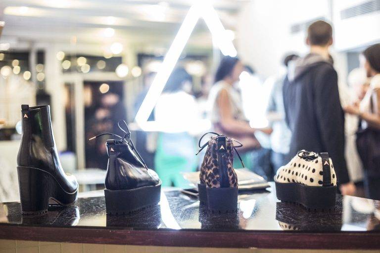 Inauguration of the popup shoes Eleven Paris