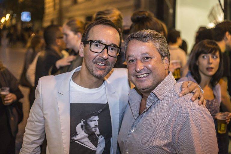 Inauguration of the popup shoes Eleven Paris