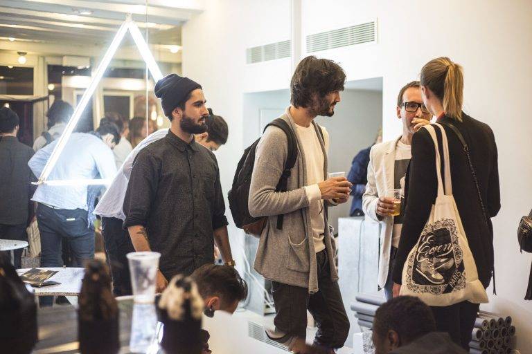 Inauguration of the popup shoes Eleven Paris