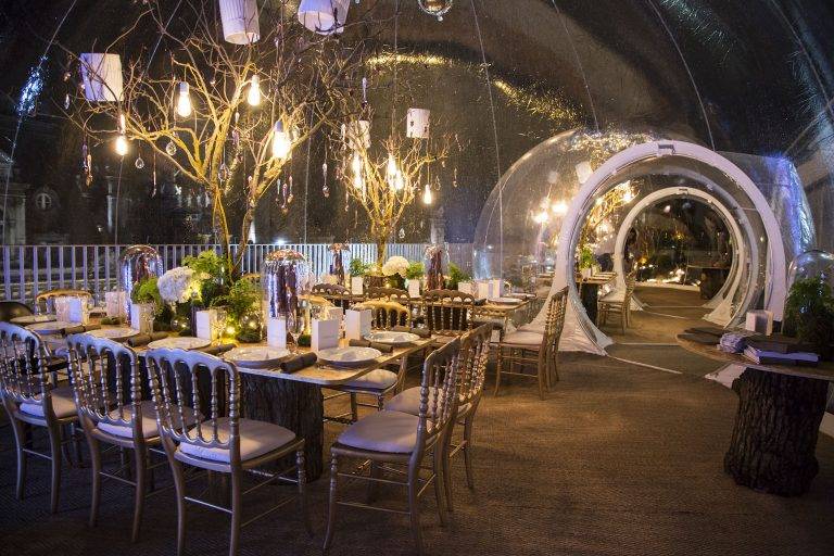 Diner inaugural de la Terrasse des Chefs du BHV