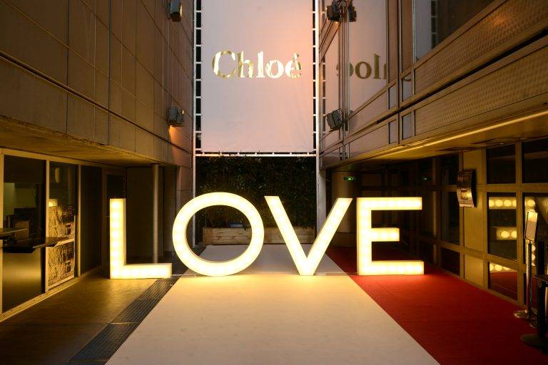 Soirée de lancement du parfum Chloé Love Story
