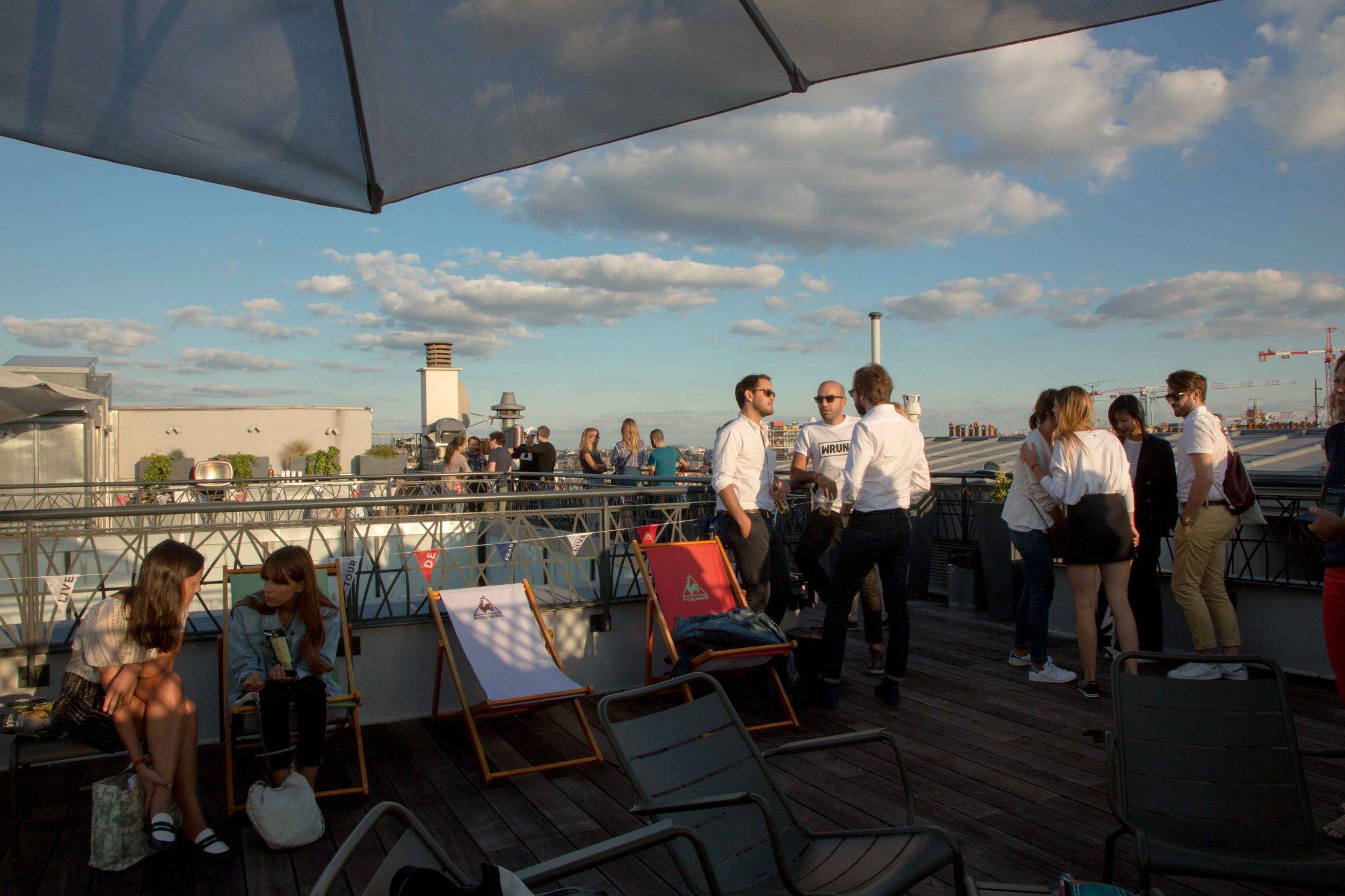  - Le Coq Sportif aperitifs, start of the 2014 season