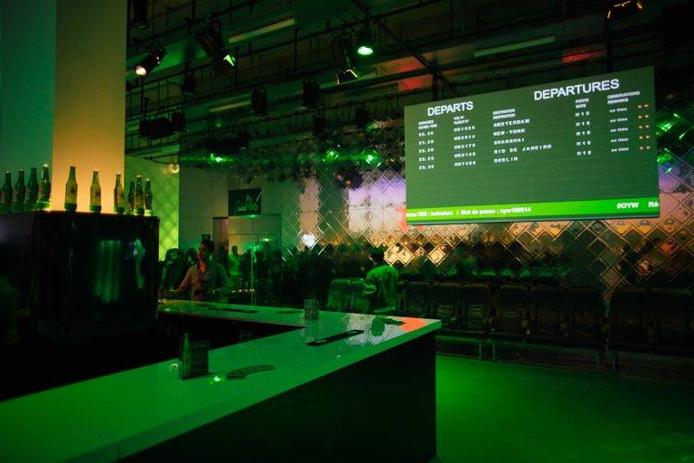 Open your World party by Heineken