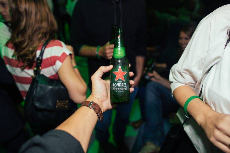 Open your World party by Heineken