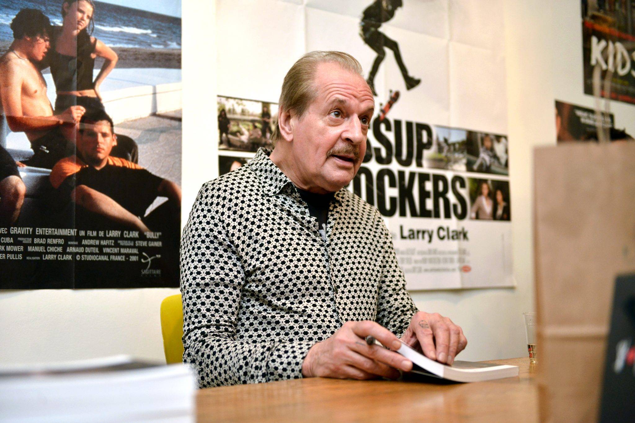  - Signature of the book “The Smell of us” by Larry Clark