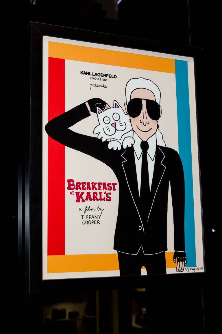 Vernissage de l’exposition Karl Lagerfeld x Tiffany Cooper