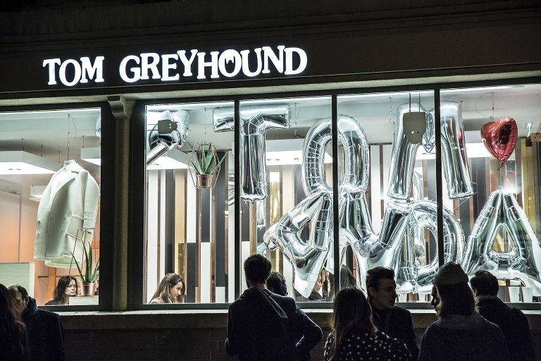 Tom Greyhound 1st anniversary w/ Wanda Nylon