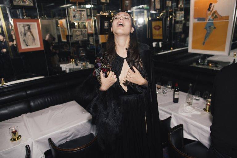 Purple magazine PFW party w/ Vionnet