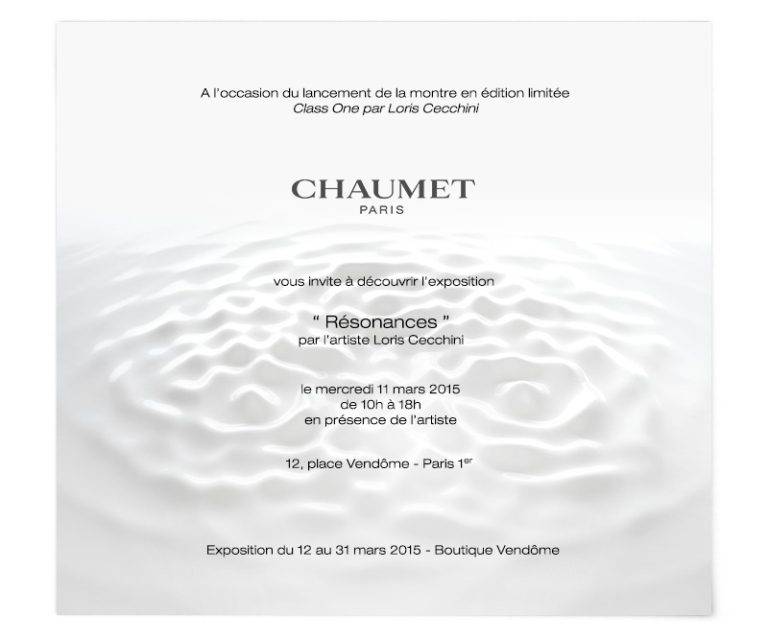 Chaumet famous Loris Cecchini
