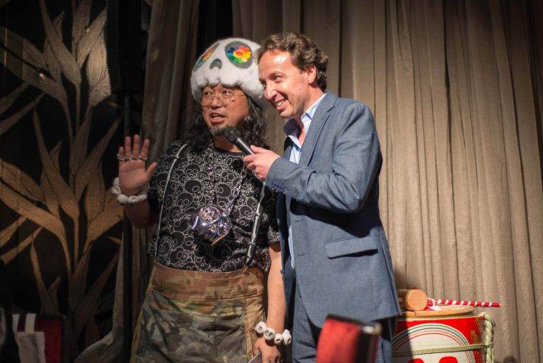 La soirée de la Galerie Perrotin en l’honneur de Takashi Murakami