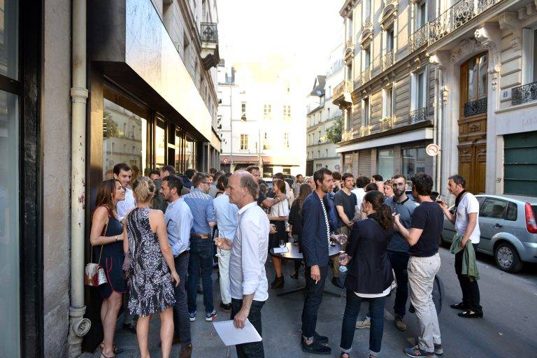 Inauguration of the boutique Les Bains