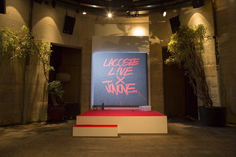 Présentation de la collection Lacoste L!ve x JonOne