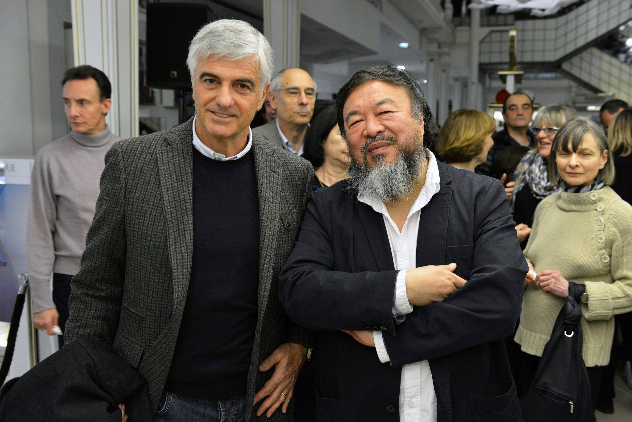 - The opening of the exhibition “Er Xi” by Ai WeiWei