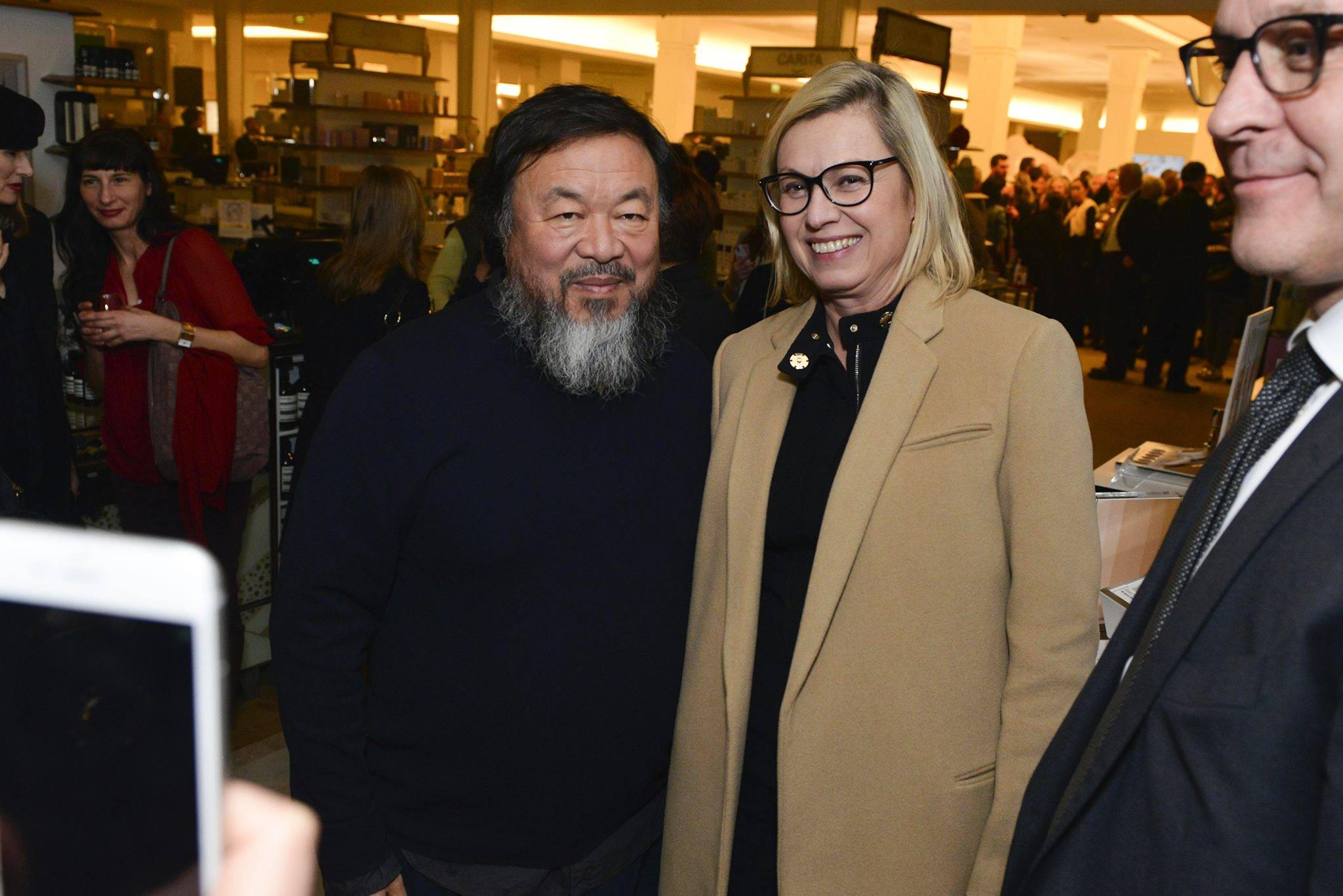  - The opening of the exhibition “Er Xi” by Ai WeiWei
