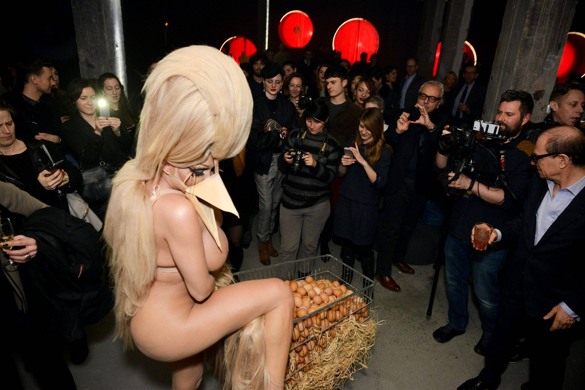  - Vernissage of CharlieWood’s creation, by Charlie le Mindu