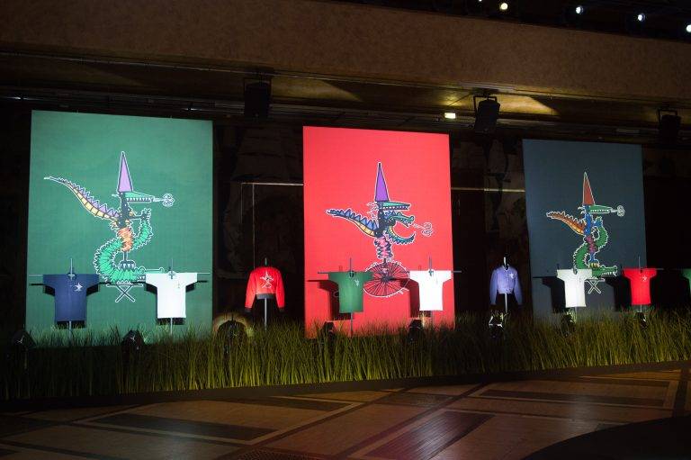 La présentation Lacoste x Jean-Paul Goude