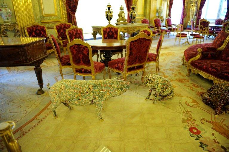 Vernissage Wim Delvoye au Louvre