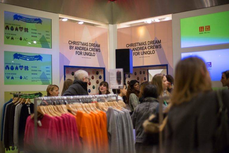 Shopping privé Uniqlo x Andrea Crews
