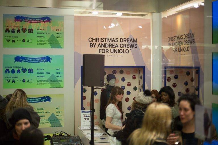 Shopping privé Uniqlo x Andrea Crews