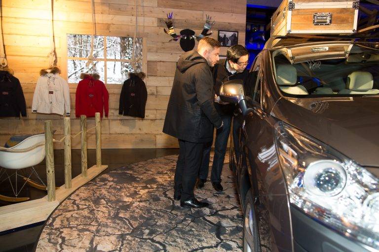 Lancement du pop-up store Peugeot 3008 x Napapijri