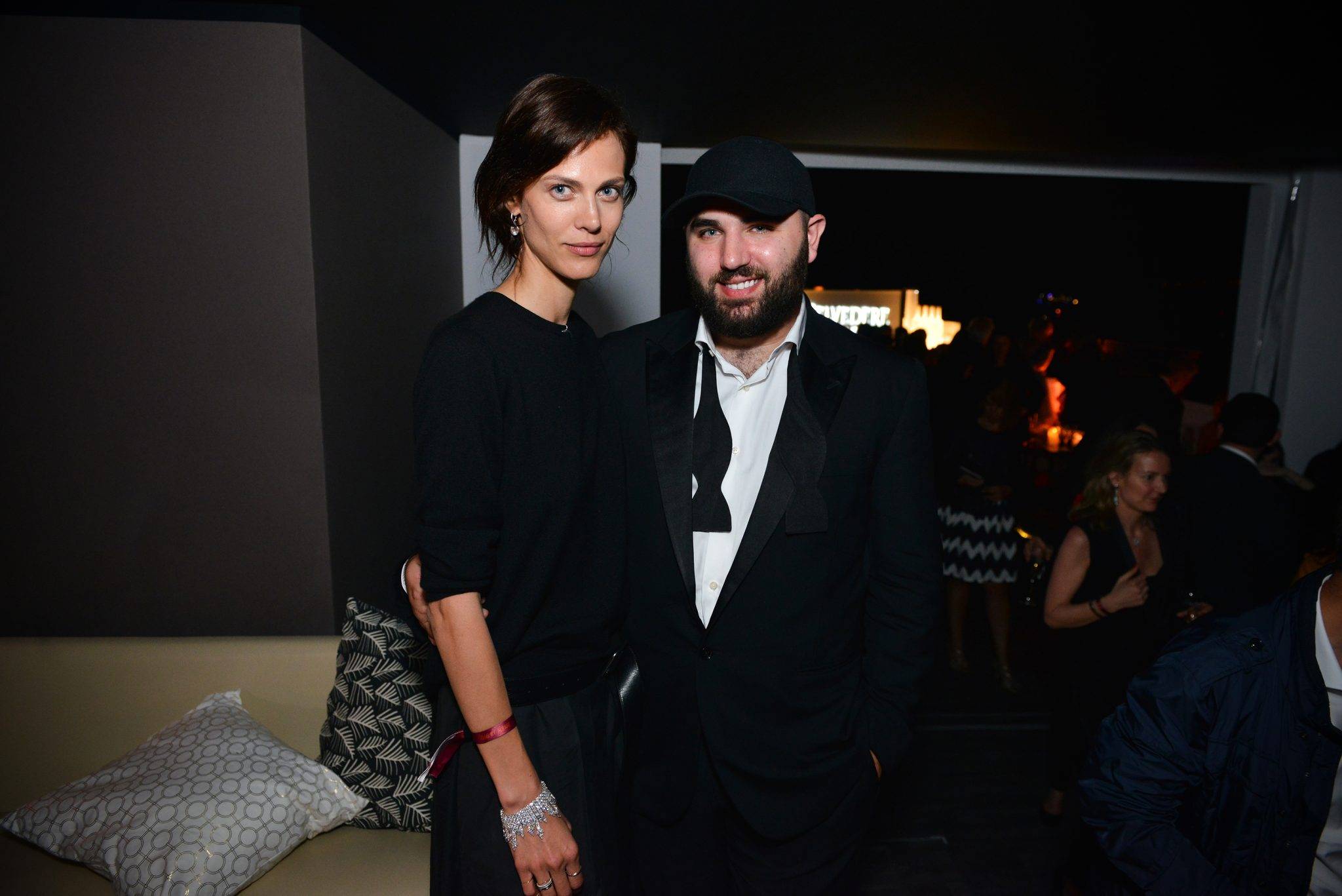  - Seal envoûte Kristin Scott Thomas et Pamela Anderson au dîner The Harmonist