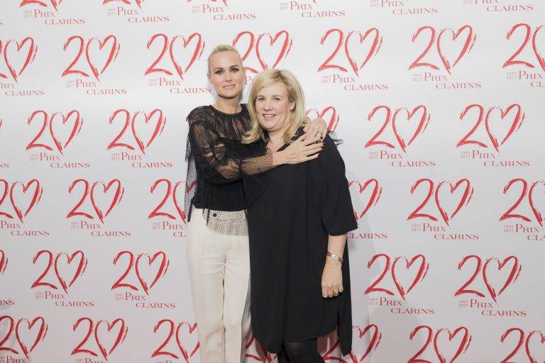  - Pour ses vingt ans, le Prix Clarins fait briller La Bonne Étoile de Laeticia Hallyday