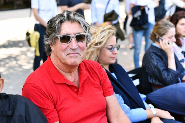  - Marie-Agnès Gillot danse dans la fontaine du Jardin du Palais-Royal pour Petit Bateau