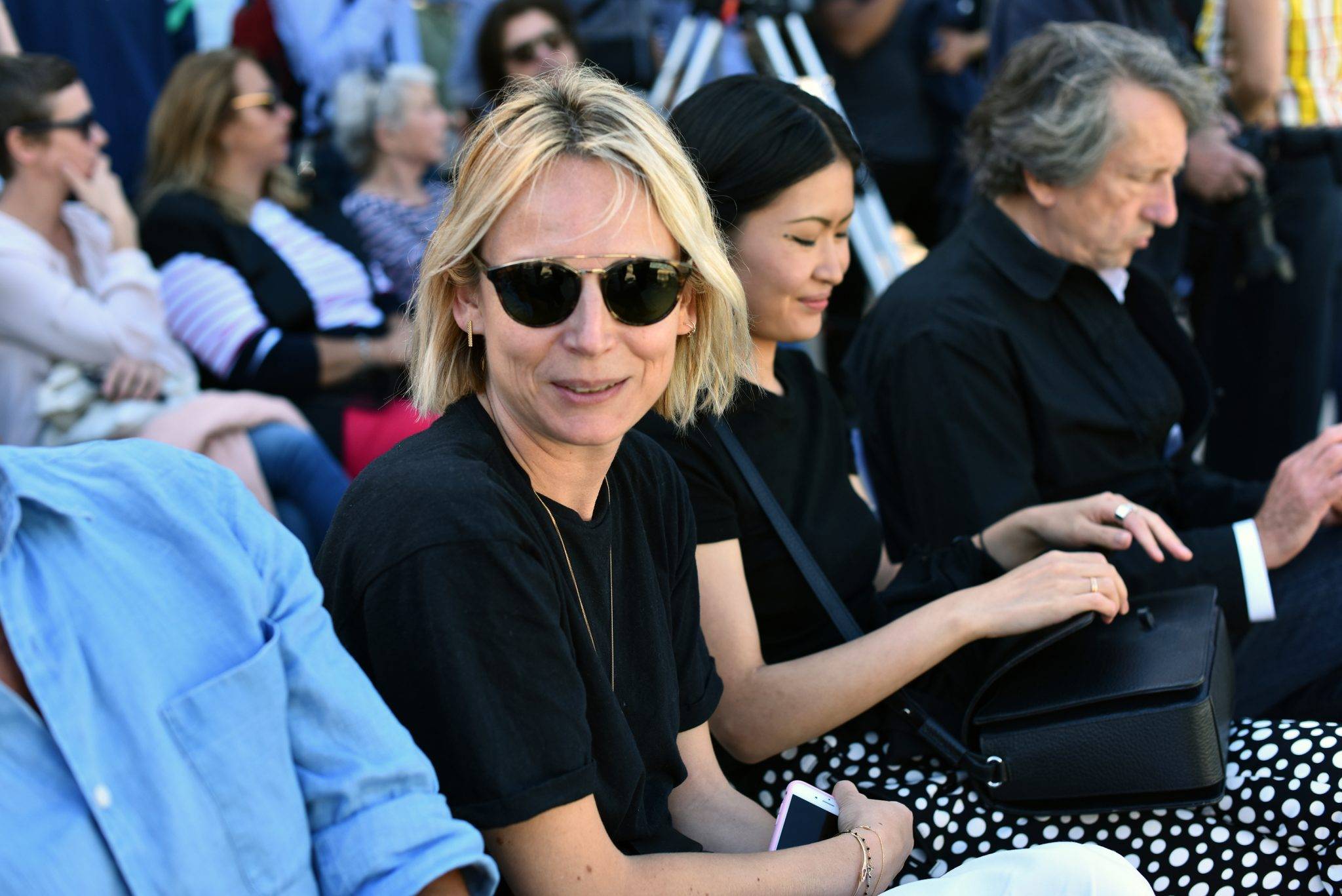  - Marie-Agnès Gillot danse dans la fontaine du Jardin du Palais-Royal pour Petit Bateau