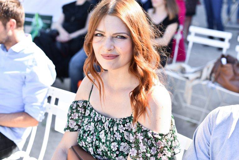  - Marie-Agnès Gillot danse dans la fontaine du Jardin du Palais-Royal pour Petit Bateau