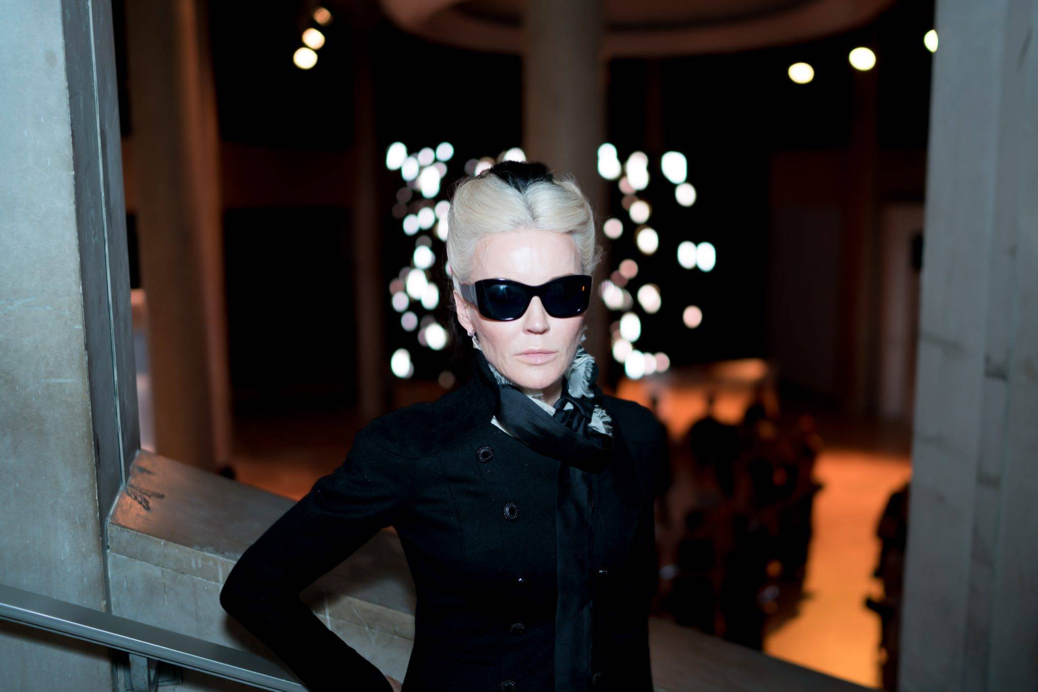  - Pharrell Williams and Katy Perry on stage at the Palais de Tokyo for the new Chanel fragrance