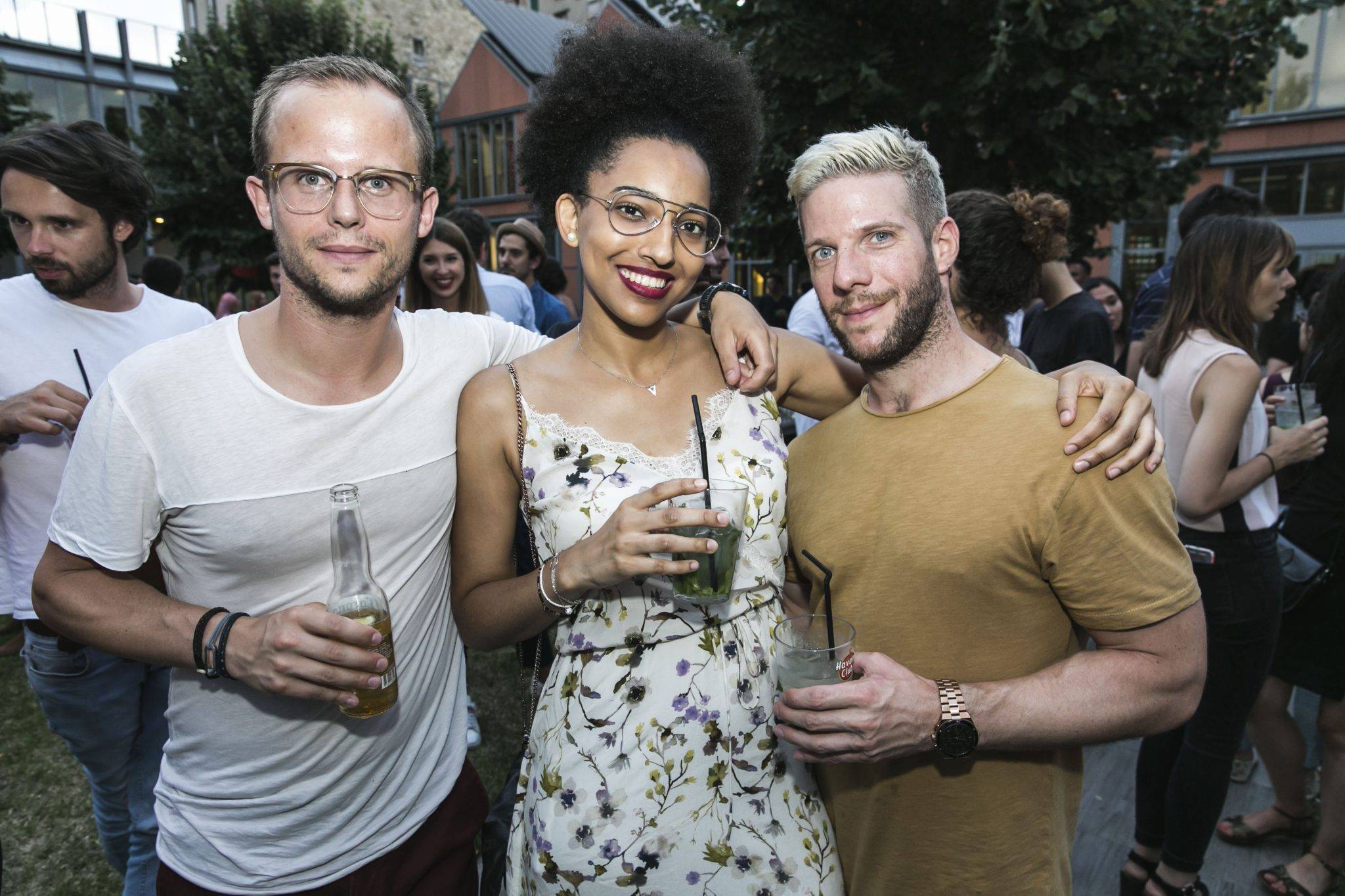  - Feder et Sônge aux platines pour la garden party de Warner Music