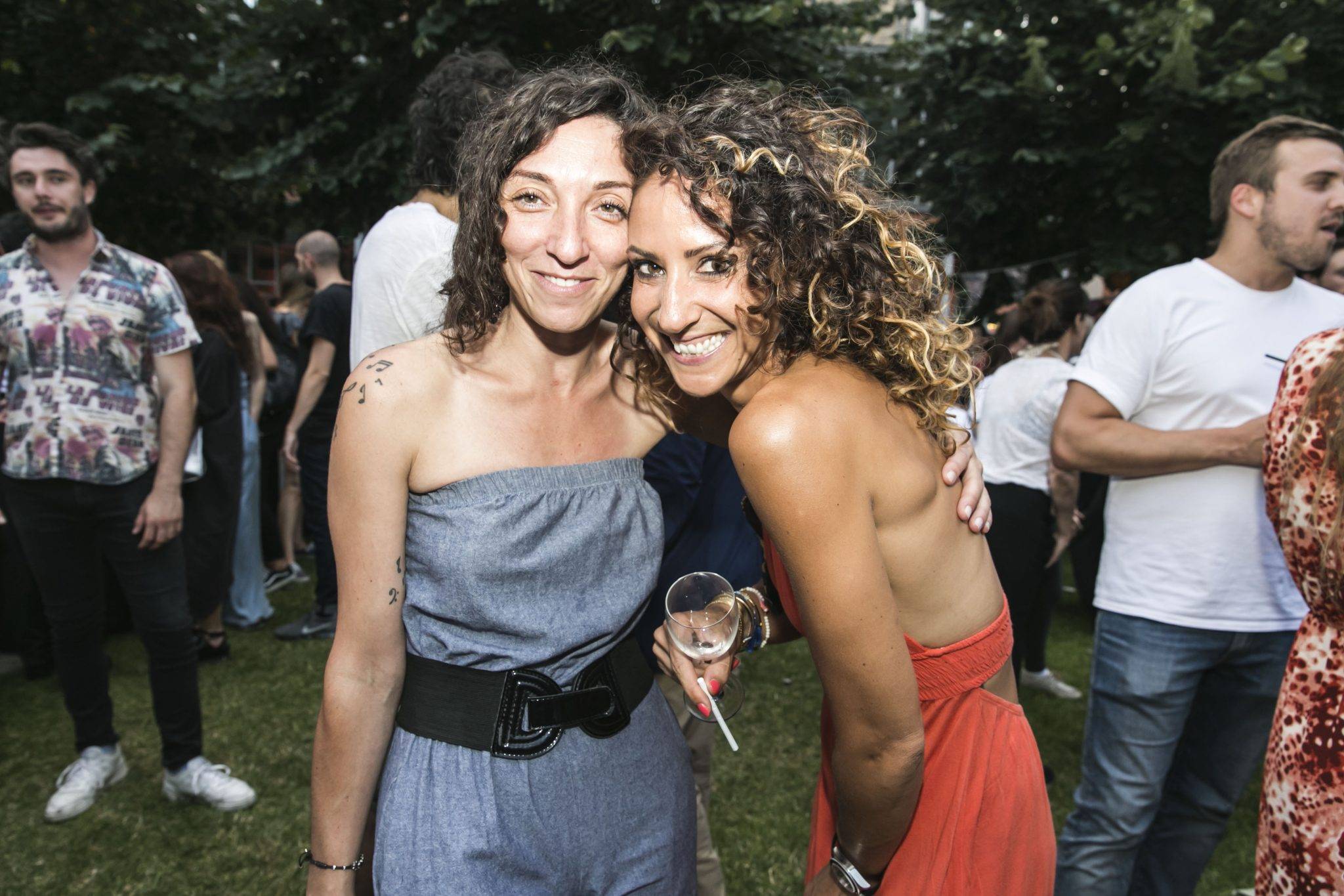  - Feder et Sônge aux platines pour la garden party de Warner Music