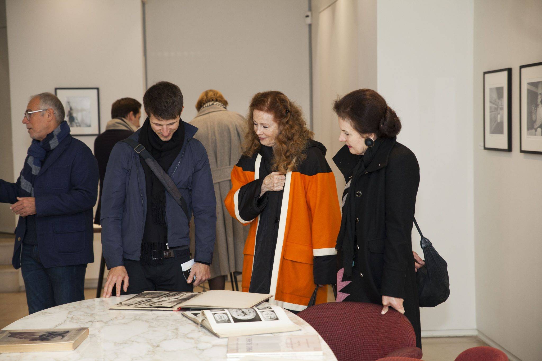  - Vernissages of the exhibitions’Picasso in the studio’ and’Josh Smith and Dieter Roth’.