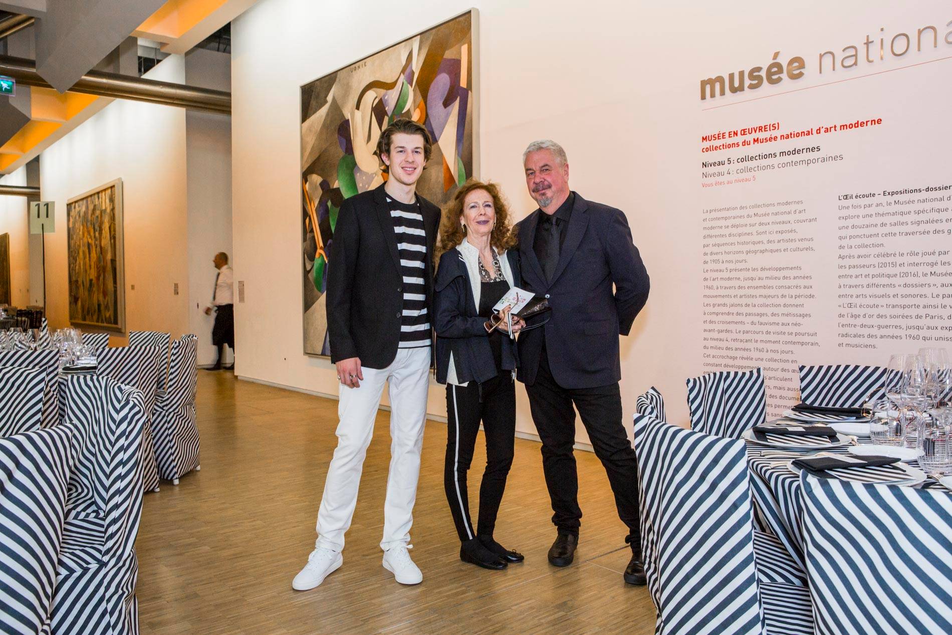  - Charles Kaisin’s black and white dream for the Friends of the Centre Pompidou dinner