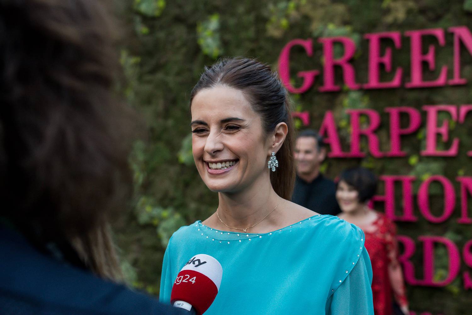  - Après les défilés, Elle Macpherson, Cindy Crawford et Julianne Moore foulent le Green Carpet