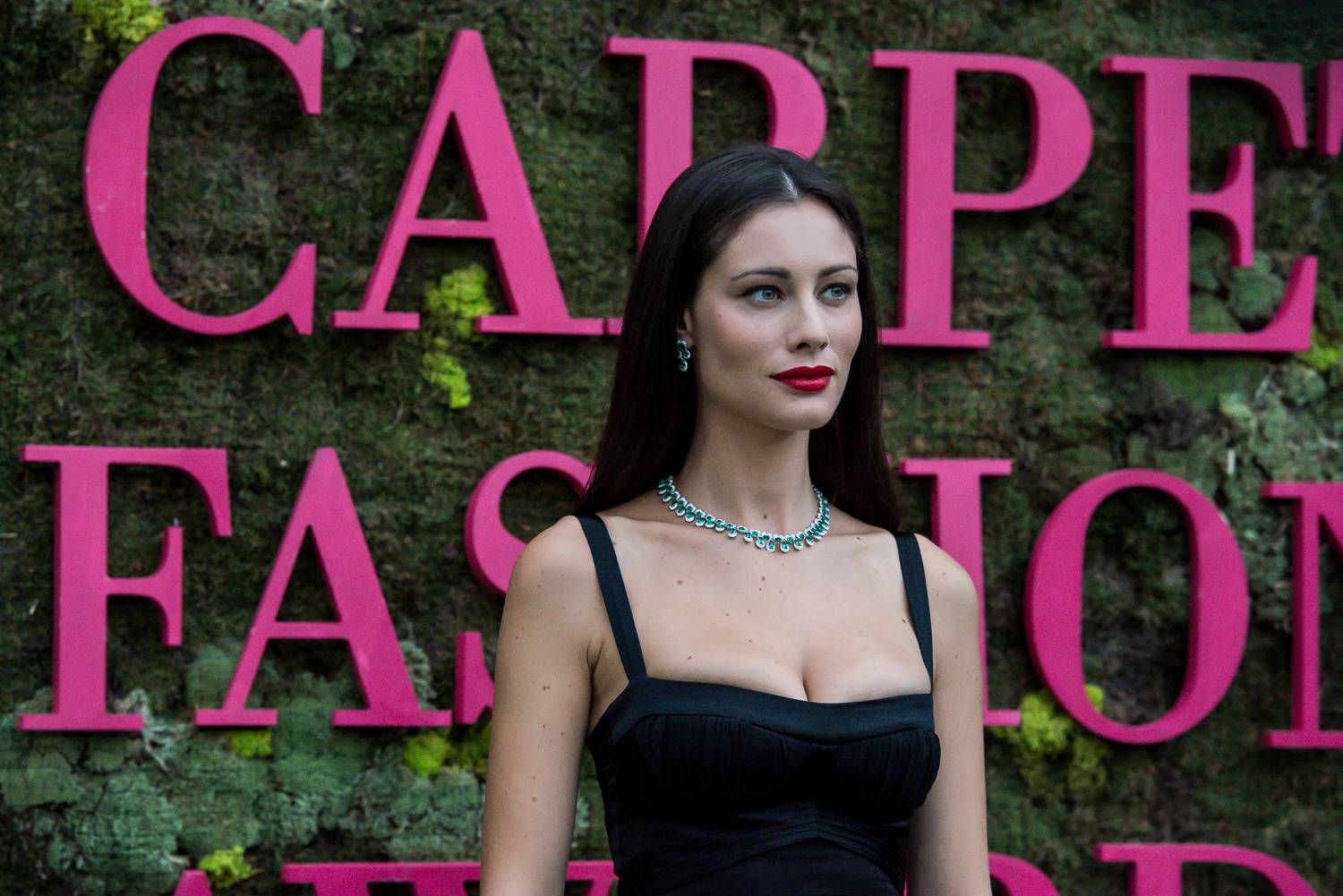  - Après les défilés, Elle Macpherson, Cindy Crawford et Julianne Moore foulent le Green Carpet