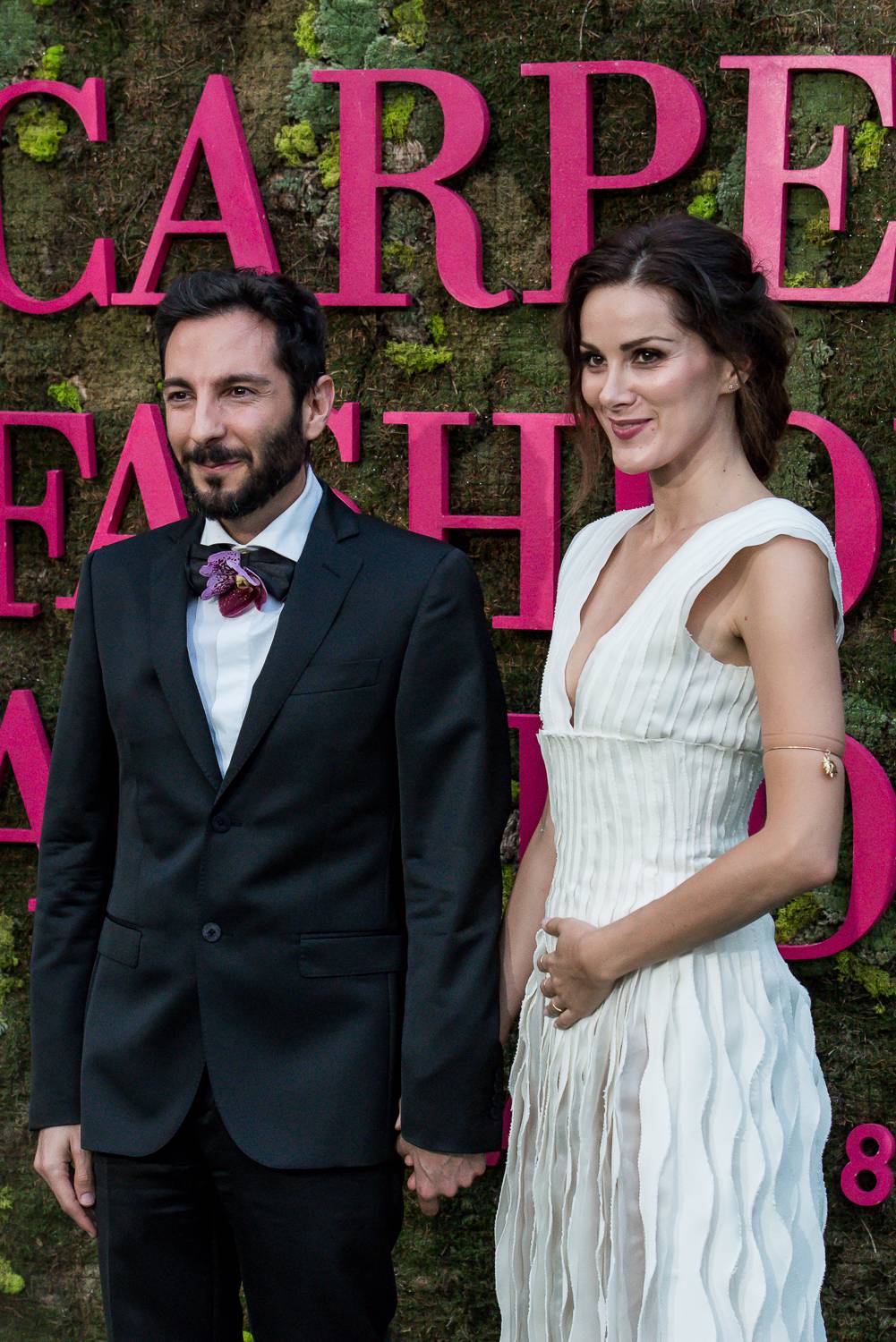  - Après les défilés, Elle Macpherson, Cindy Crawford et Julianne Moore foulent le Green Carpet