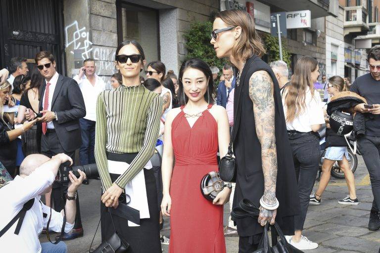  - À Milan, Winnie Harlow et Thylane Blondeau défilent pour Byblos