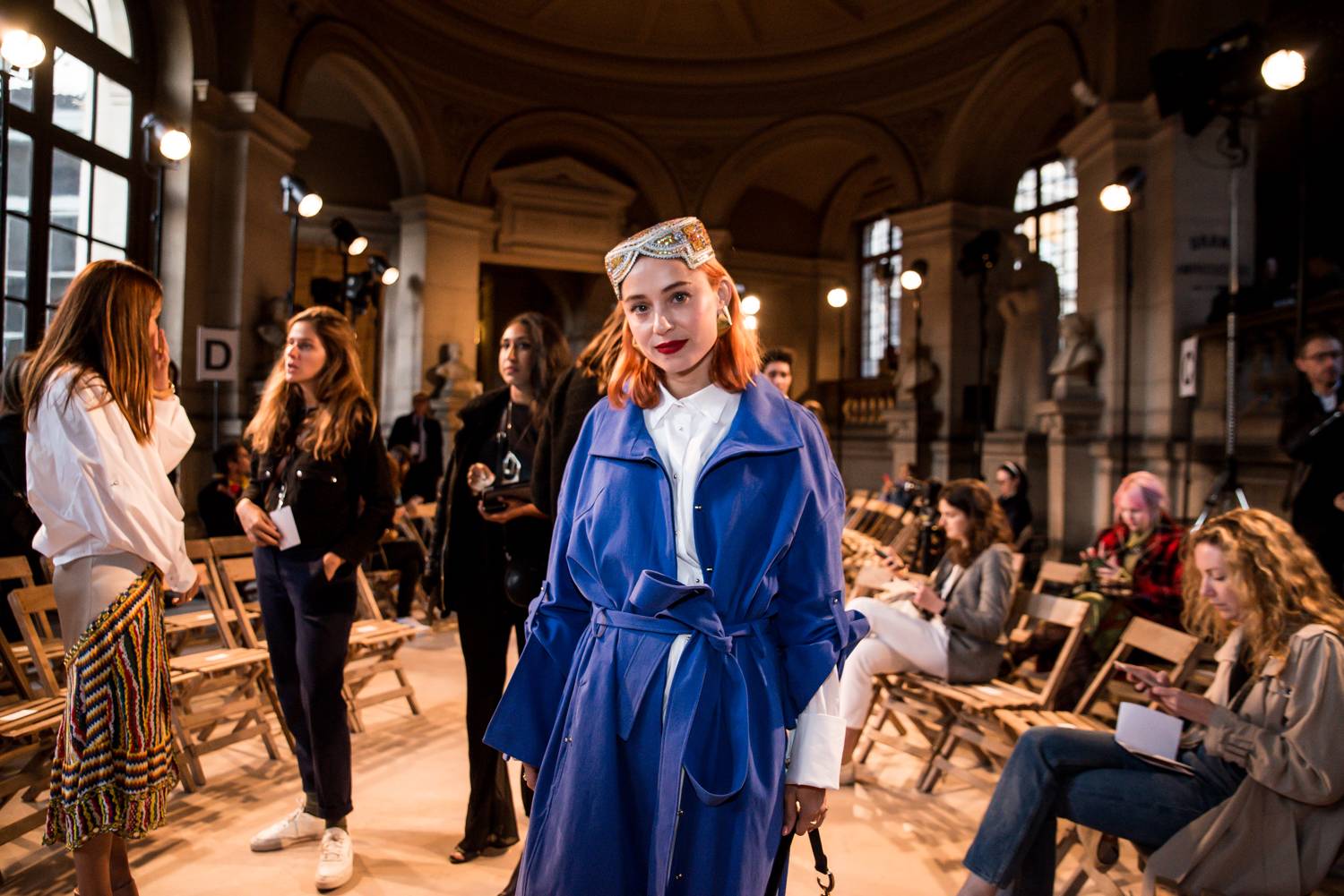  - Sitting front row at Esteban Cortazar SS19