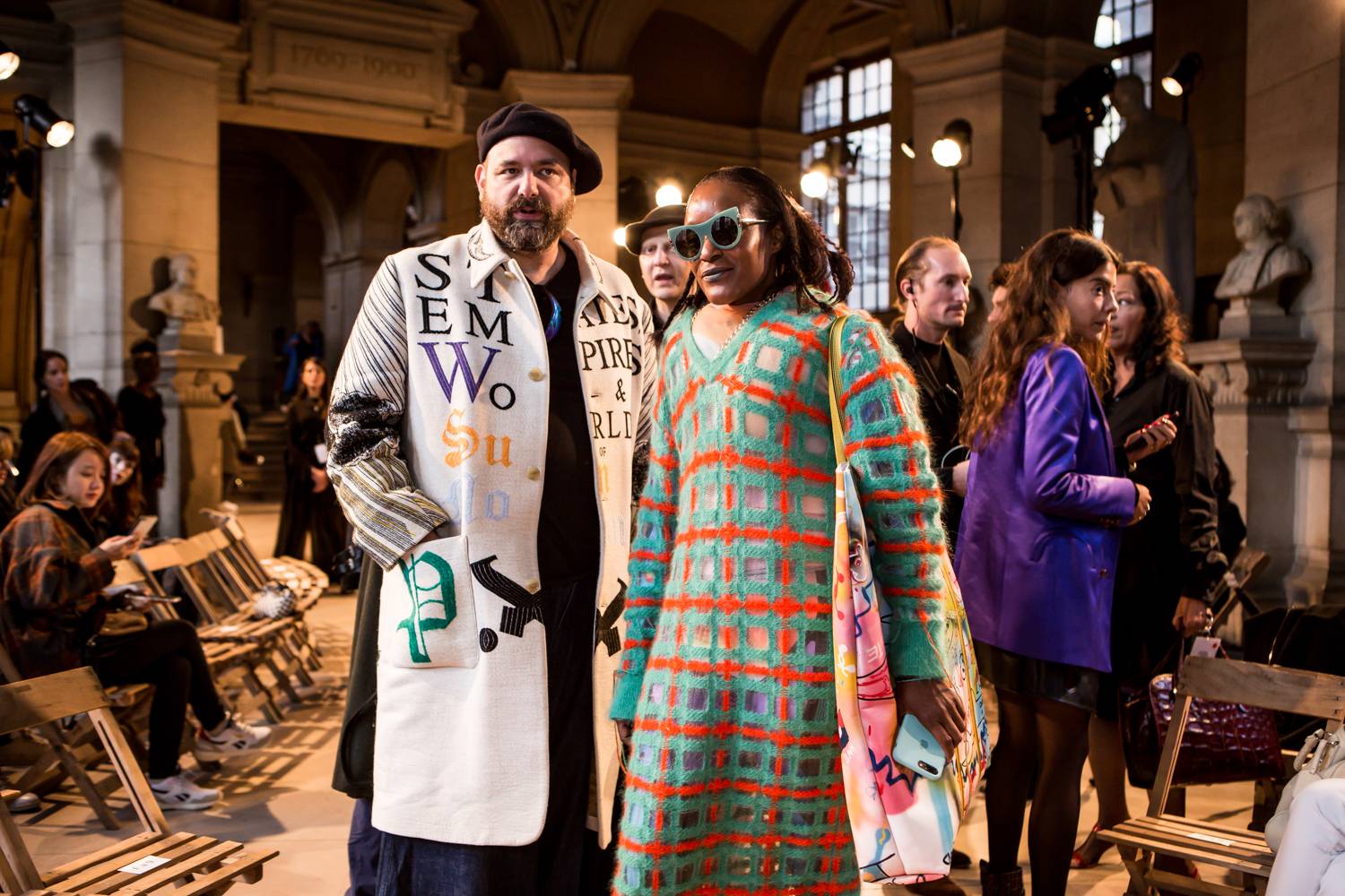  - Au premier rang du défilé Esteban Cortazar printemps-été 2019