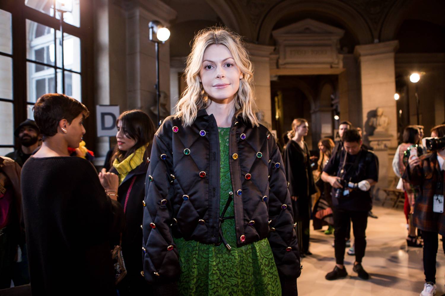  - Au premier rang du défilé Esteban Cortazar printemps-été 2019