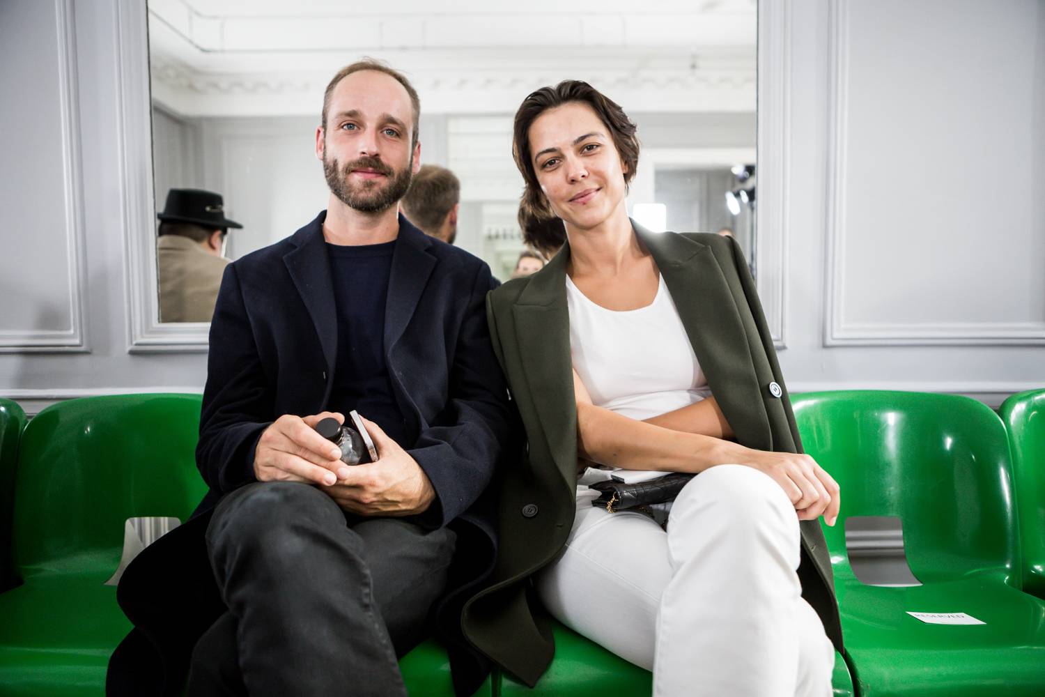  - Sitting front row at the Gauchère Spring/Summer 2019 show