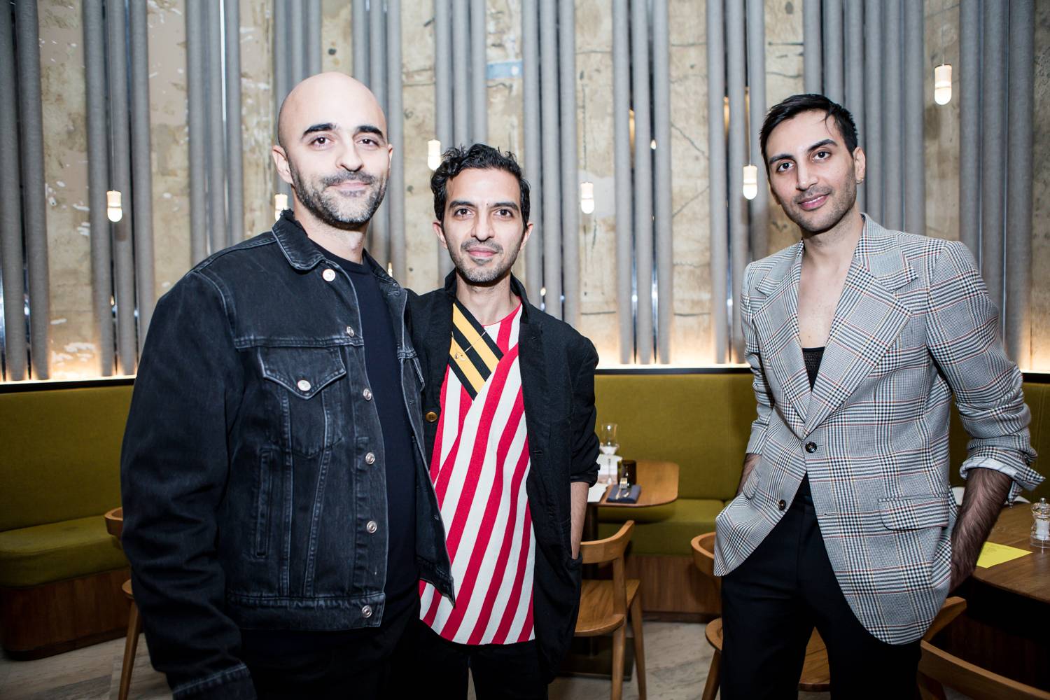  - Sitting at SSENSE’s table for Paris Fashion Week dinner