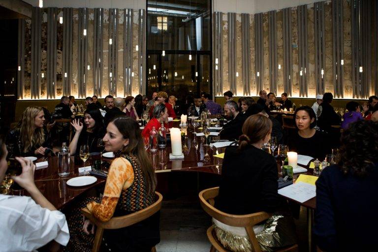 À la table de SSENSE pour son dîner de Fashion Week