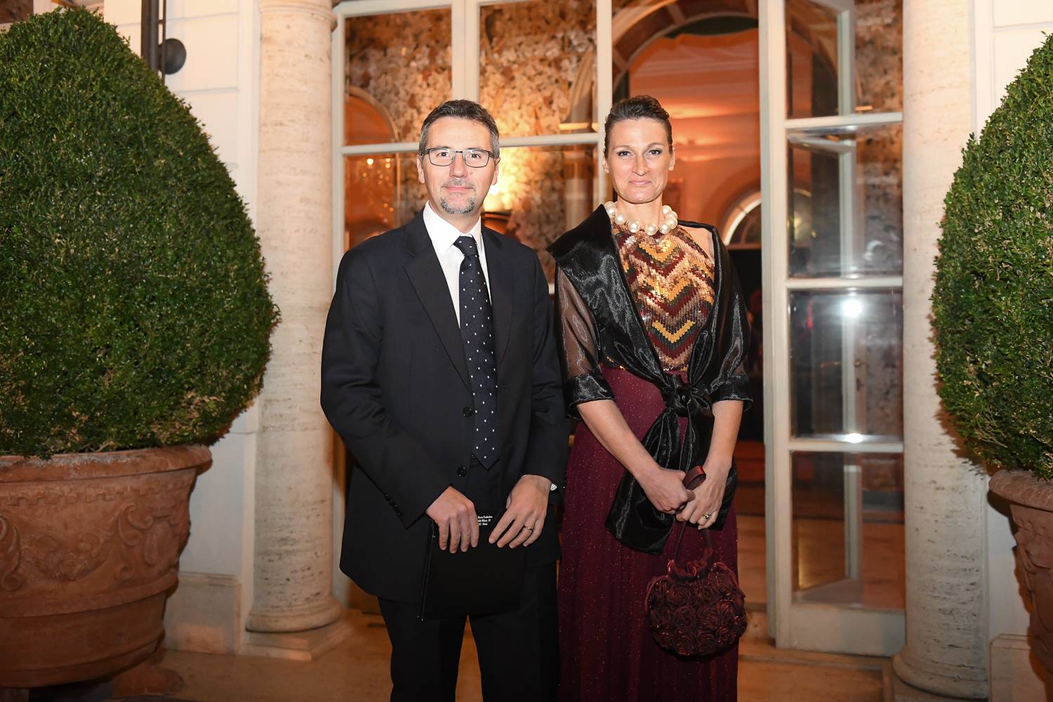  - À Rome, Annabelle Belmondo est marraine du Dîner de gala du Téléthon