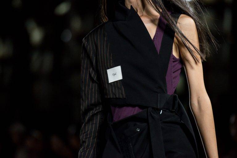 Au premier rang du défilé Ujoh printemps-été 2019