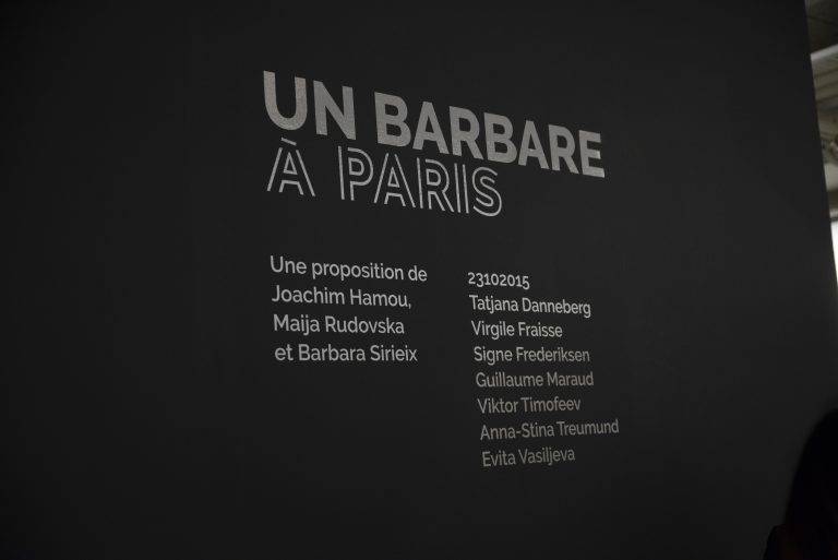 Fondation d’entreprise Ricard presents “A Barbarian in Paris”