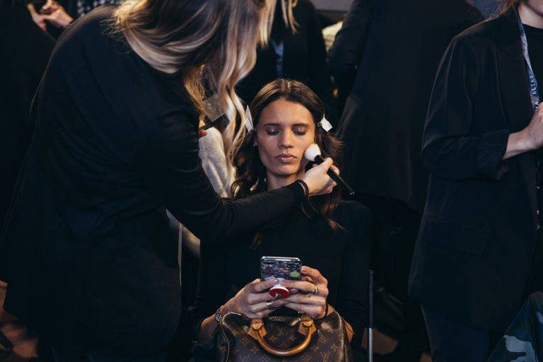 Au premier rang du défilé Federica Tosi à AltaRoma