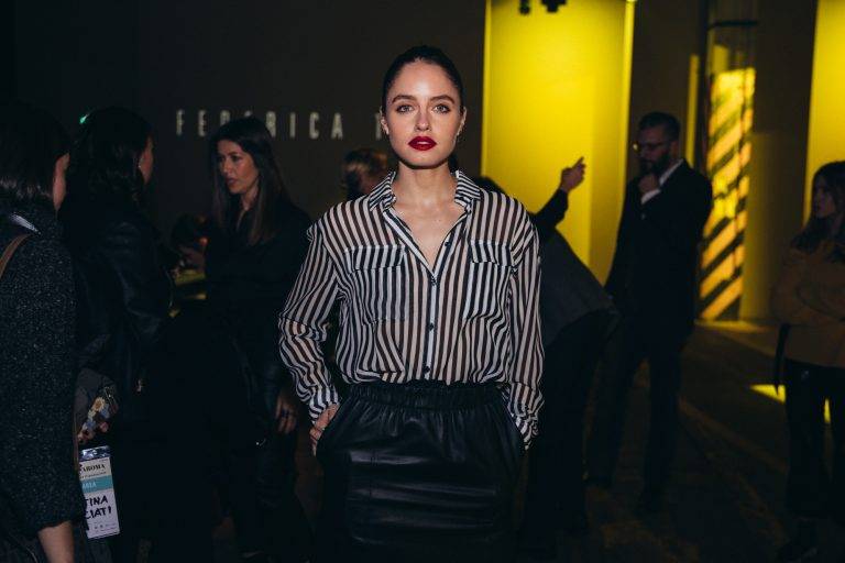  - Au premier rang du défilé Federica Tosi à AltaRoma